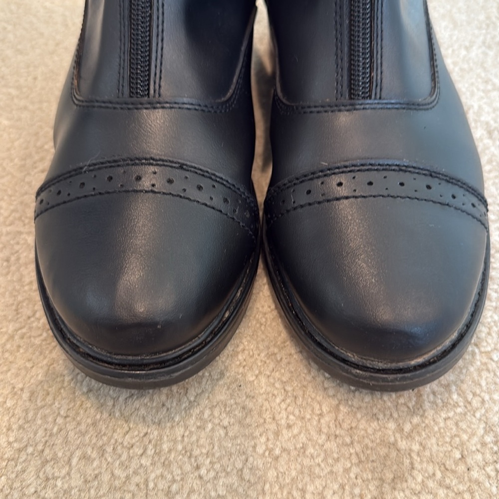 TuffRider Children's Starter Front Zip Paddock Boots - Picture 7 of 12
